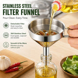 304 Stainless Steel Funnel Strainer