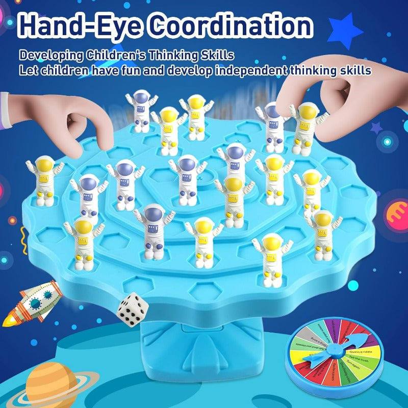 Balance Spaceman Stacking Game – Interactive STEM Toy for Kids & Parents