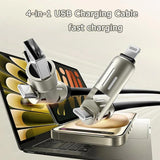 🔥Last Day Buy 3 Free 1 - 4-in-1 USB Charging Cable fast charging 240W