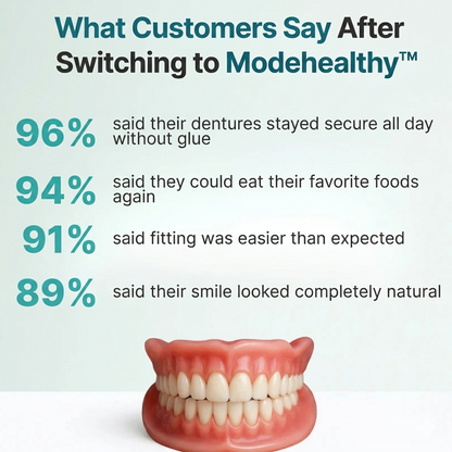 🌎Ends Today: 70% OFF! ⏰Modehealthy™ ADA-Certified Strong Suction Denture