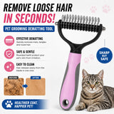 Dual-Sided Pet Grooming Tool