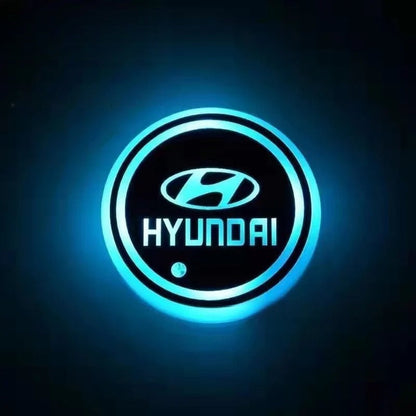2PCS LED Car Coasters