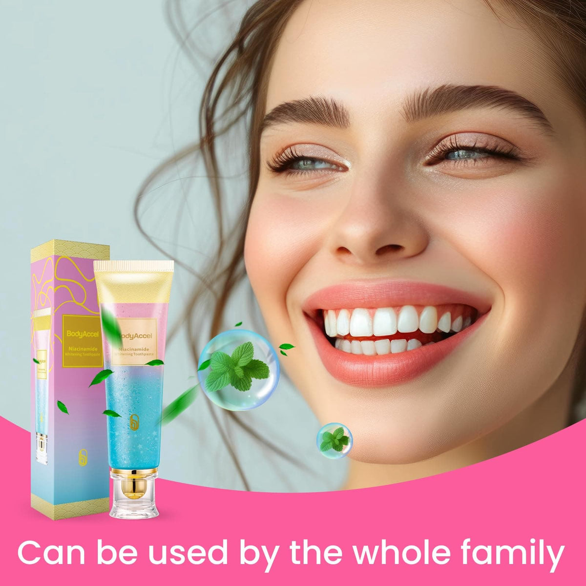 Eptchn Triple Fluoride-Free Whitening Niacinamide Toothpaste