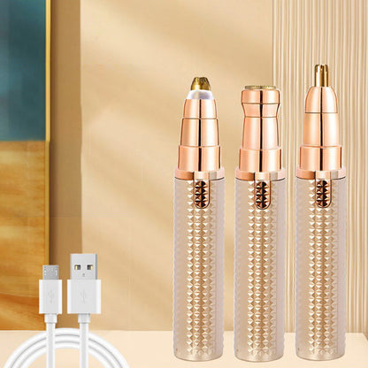 ✂️ 2026 Sale —🔥 Portable Electric Eyebrow Trimmer – Interchangeable Heads 🪒