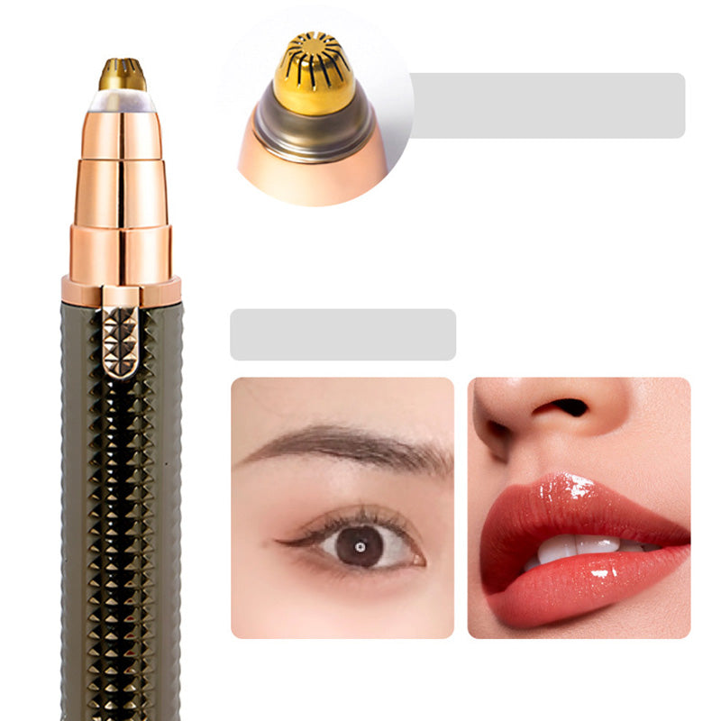 ✂️ 2026 Sale —🔥 Portable Electric Eyebrow Trimmer – Interchangeable Heads 🪒
