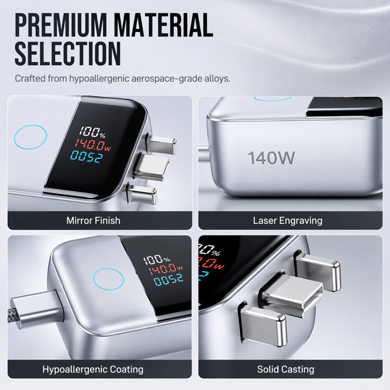 🔋50% OFF NOW! 140W Multi‑Port USB‑C Smart